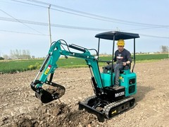 Agrotk Mini Excavator 13.5 HP Gasoline RATO Engine EPA Crawler Digger MH12RX