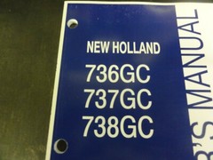 New Holland 736GC 737GC 738GC Rotary Cutters Operator’s Manual 84144050