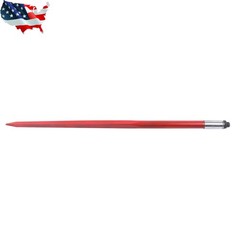 49″ Hay Bale Spear 4500lbs Cap Quick Attachments For Tractor Spike Fork Tine