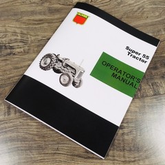 Oliver Super 55 Tractor Operators Manual Owners Book Maintenance Adjustments