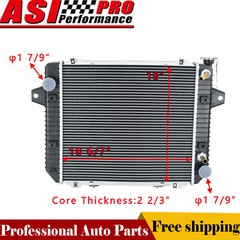 Radiator for 12+ Doosan Daewoo Forklift G20P-5 GM 3.0L LP 17 1/4″x18 13/16″ @
