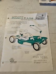 Vintage MTD Modern Line R442-35 24″ Riding Mower Spec Sheet Brochure