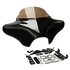 Motorcycle Outer Batwing Fairing Fit for Road King Matte Black Smoke Windshield