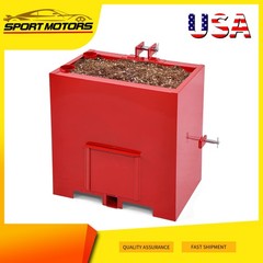 3 Point Hitch Ballast Box with 2″ Quick Hitch Receiver 800 LB Capacity Heay Duty