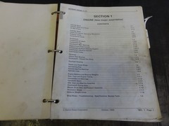 Detroit Diesel Series V- 71 Engine Service Manual Sections 1-3 only