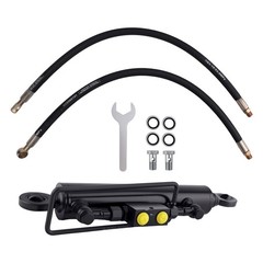 Hydraulic top link with locking block 16 1/8-22 7/16” Inc.2 Hoses Bolts Bracket