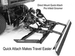 Pro Infield Groomer PR90 BigBoy Direct Mount Quick Attach, Baseball Infield Drag