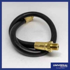 48″ GREASE WHIP HOSE RUBBER HEAVY DUTY FLEXIBLE NO KINK Grease Gun, MADE IN USA