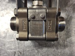 Swagelok SS-S65PS16 1″ 3-Piece Steam Service Ball Valve w/ Pneumatic Actuator