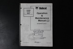 Bobcat HAND TOOL RAC Operation Maintenance Manual S/N 004700101+ 2003 OEM