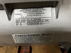 Fabco Power Hydraulic Generator HYDRO 14.5KW-21-3