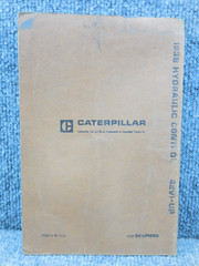 OEM Factory Caterpillar 193B Hydraulic Control Parts Catalog Book Manual 42V