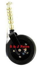 COMPLETE BUSH HOG, RHINO, WOODS FINISHING MOWER WHEEL ASSEMBLY 10″ x 3.74″