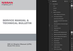NISSAN FORKLIFT F04 F04L40HQ SERVICE ENGINE REPAIR SHOP PARTS MANUAL PDF ON USB