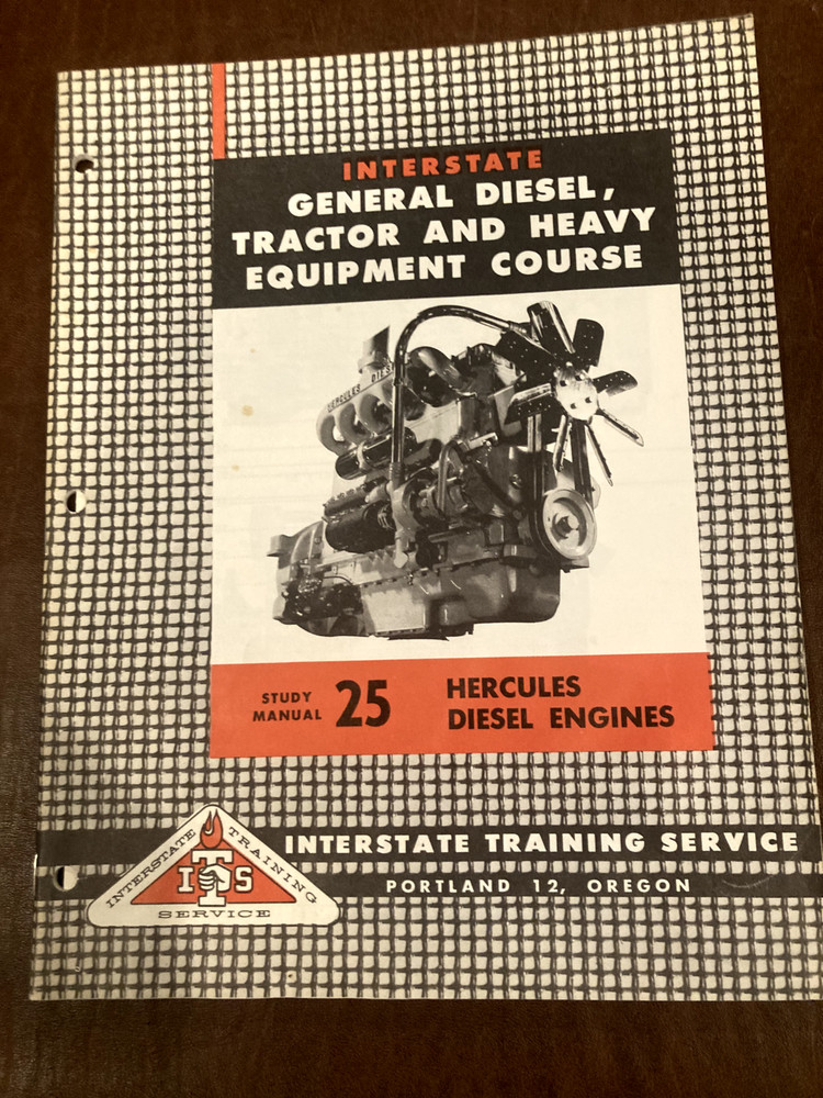 INTERSTATE GENERAL DIESEL NERCULES DIESEL ENGINE MAINTENANCE COURSE MANUAL 25