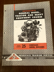INTERSTATE GENERAL DIESEL NERCULES DIESEL ENGINE MAINTENANCE COURSE MANUAL 25