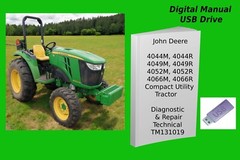 John Deere 4044M 4044R 4049M 4049R 4052M 4052R 4066M 4066R Tractor Tech Manual