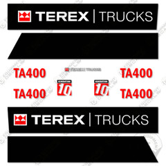Fits Terex TA400 Gen 10 Decal Kit Dump Truck – 7 YEAR OUTDOOR 3M VINYL!