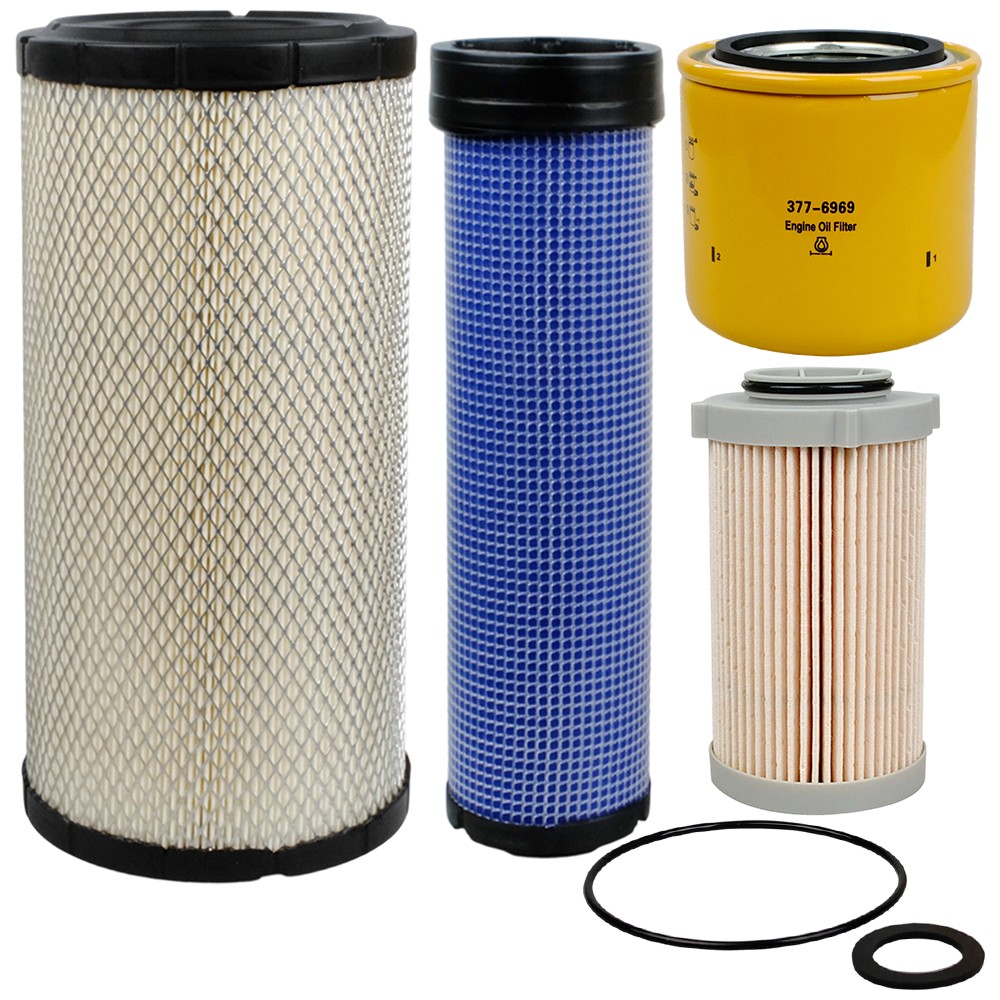 Maintenance Filters Kit Fit For Caterpillar Compact Track Loader 297D 236D 242D