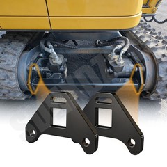 China Mini Excavator Drive Motor Reinforcement Brackets With Tie Down Slot