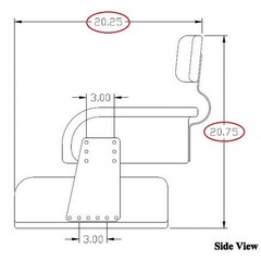 Seat Cushions Fits International Harvester 1456, 1066, 856, 806, 706