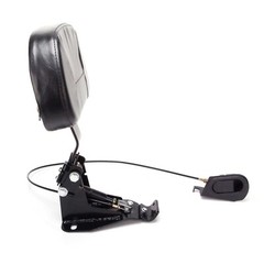Adjustable Rider Backrest For Harley Davidson, One-Button Angle Adjustment Fr…
