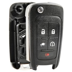Replacement for 2011-2015 Chevrolet Volt 5-Button Remote Key Fob Shell One