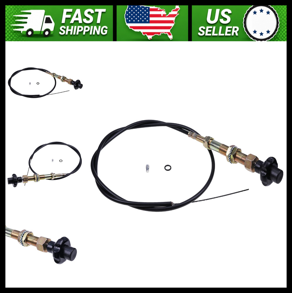 Universal Locking Vernier Throttle Cable 5ft for Truck Chipper