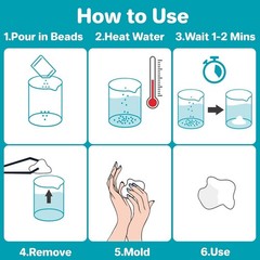 Moldable False Teeth Beads – DIY Tooth Filling Repair Kit for Vampires