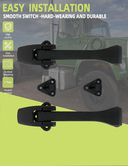 Hood Latch Kit Hood Latches 2PCS Compatible with Ford L9000/ Ford Semi Trucks Ac