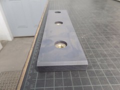 GENUINE TEREX 0516T6711 SLIDER WEAR PAD, N.O.S.