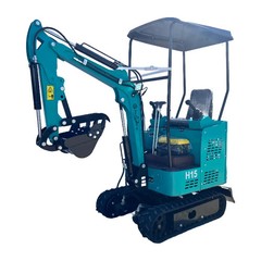 PILOT SYSTEM H15R AGT 1 Ton Mini Excavator Digger with 13.5HP RATO R420D Engine