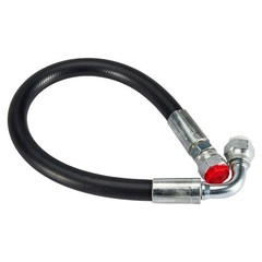 3/8″ Hydraulic Hose Assembly- #6 JIC Female (Straight/90) Fitting 18/24/30/36″