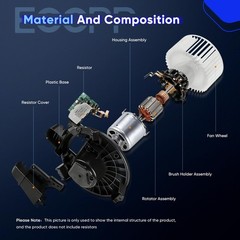 ECCPP HVAC AC Heater Blower Motor w/Fan Cage fit for 2012-2015 for Chevrolet …