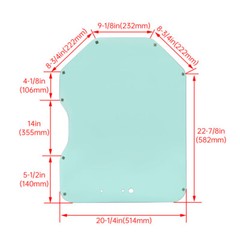 Front Door Glass Window Fits Bobcat Skid Steer S220 S250 S300 Replace 6729776