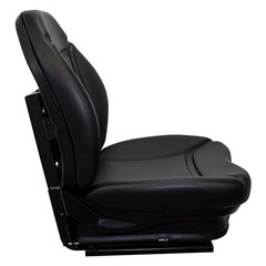 Fits Dynapac CC122 Roller Seat & Mechanical Suspension – Black Vinyl