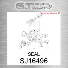 SJ16496 SEAL fits JOHN DEERE (NEW AFTERMARKET)