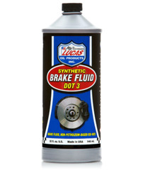 Lucas Synthetic Brake Fluid Dot 3, 1 Qt.