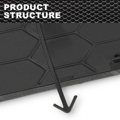 Front Bumper Grille Set Compatible with Scion xB Base 2004-2006 SC1027100