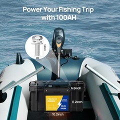 12V 100Ah LiFePO4 Lithium Battery BMS Deep Cycle for RV Marine Solar Off-grid