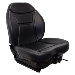 Fits Dynapac CC122 Roller Seat & Mechanical Suspension – Black Vinyl