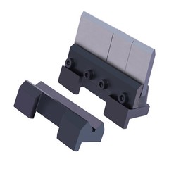 Aluminum Copper Plate Bender Bench Vise Attachment Removable Cutters Cast Steel