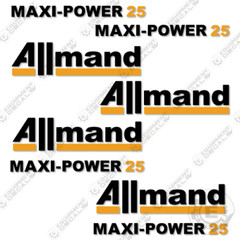 Fits Allmand Maxi-Power 25 Decal Kit Generator – 7 YEAR OUTDOOR 3M VINYL!