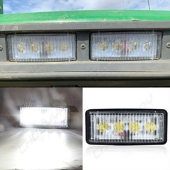 12pcs LED Work lights Kit For Deere 50 Series: 4050 4250 4450 4650 4850