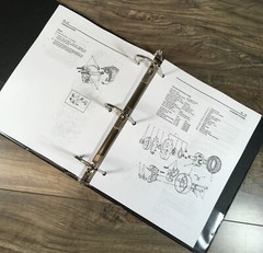 Massey Ferguson 50H 50Hx 60Hx Series S & T Backhoe Loader Service Manual Repair