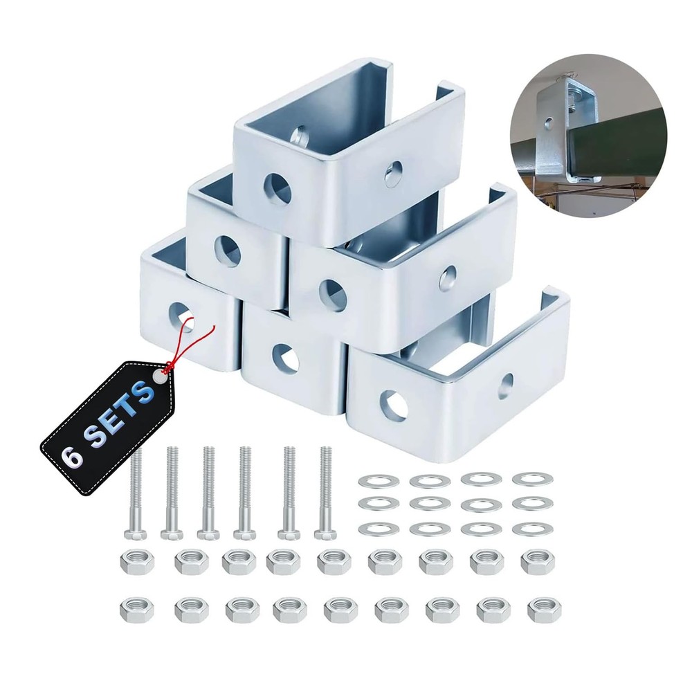 6 Pack Heavy-Duty 1-5/8″ Strut Channel 3.1 x 5.1 x 1.7 inches, 6-Packs
