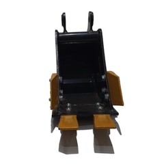 AGT 10in Narrow Tooth Bucket Attachment For 1-1.8ton Mini Excavator Small Digger