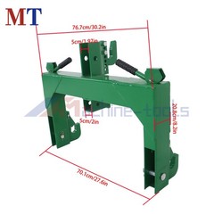 3 Point Quick Hitch 3000 Lbs For Cat 1 & 2 Tractors With 2″ Receiver Hitch