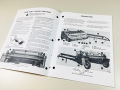 International Harvester 990 Mower Conditioner Operators Owners Manual