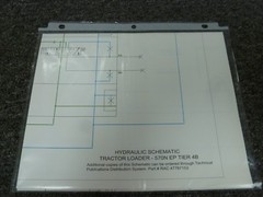 Case Model 570N EP Tier 4B Tractor Loader Hydraulic Schematic Diagram Manual